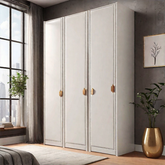 Trueliving 4 Loft Door White wardrobe Laminated Finish & PU Finish (6Ft *2Ft *9Ft -1828.8MM X 609MM X 2743.2MM)